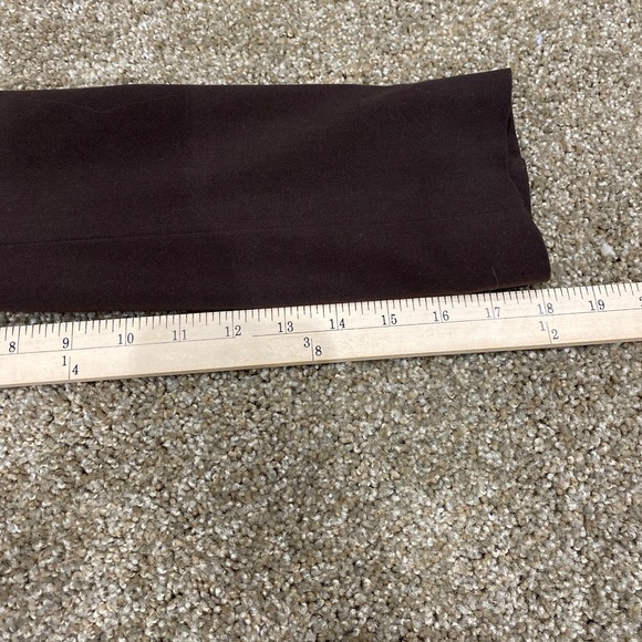 BCBG MAXAZRIA Tuxedo Blazer Brown Tailored Crop Size Small Stretch Lined - Picture 12 of 12